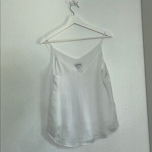 Express White Sleeveless Camisole Top